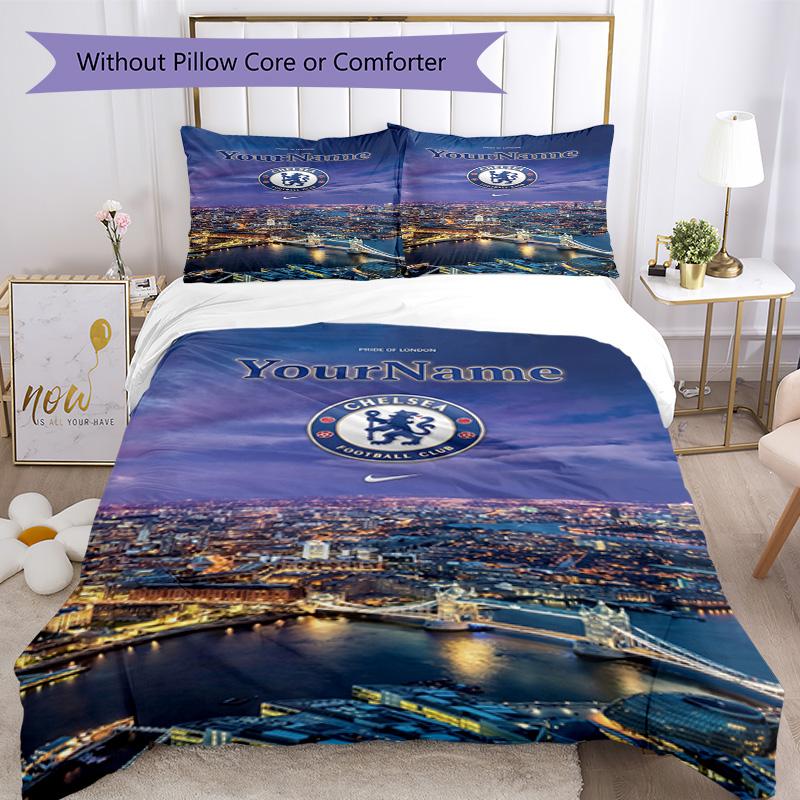 Chelsea Pritaikykite savo vardą Patalynės komplektas Kvėpuojanti antklodės užvalkalas su pagalvių užvalkalais Namų dekoracija Gimtadienio dovana