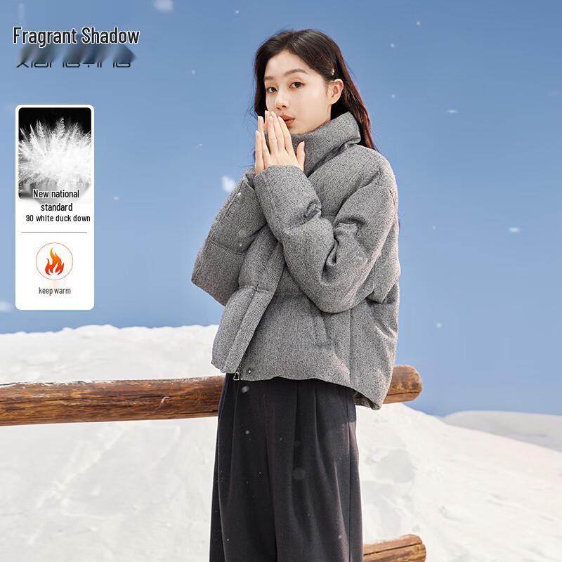 Women s Stand-Collar Short Puffer Down Jacket S