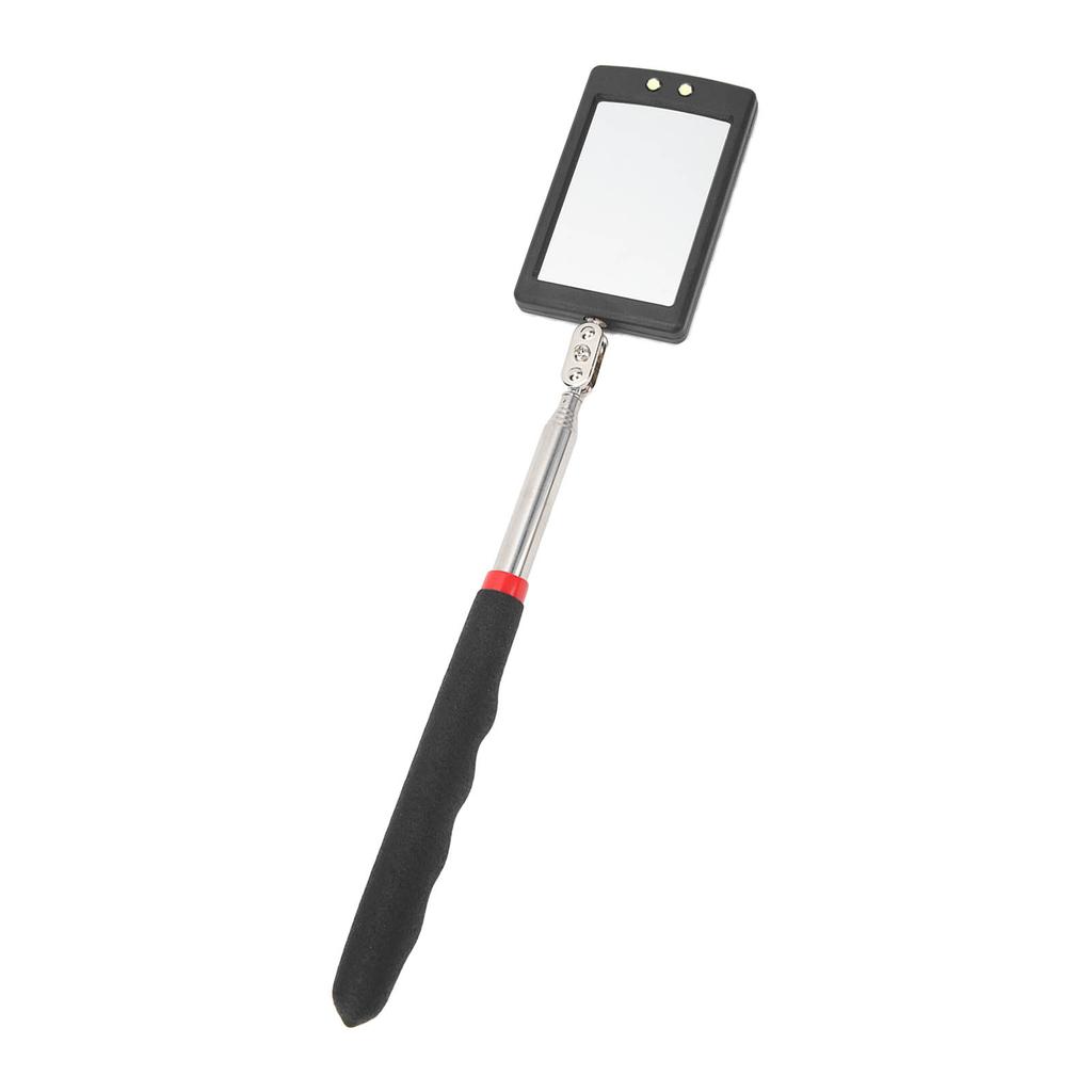 Telescopic Inspection Mirror LED Lighted 360 Degree Swivel for Automotive Mechanics Repair