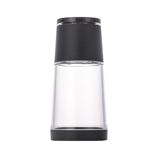 

Pepper And Salt Grinder Adjustable Coarseness Refillable Shaker Bottles Manual Spice Mill Kitchen Seasoning чорний