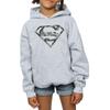 DC Comics Girls Superman Marble Logo Hoodie