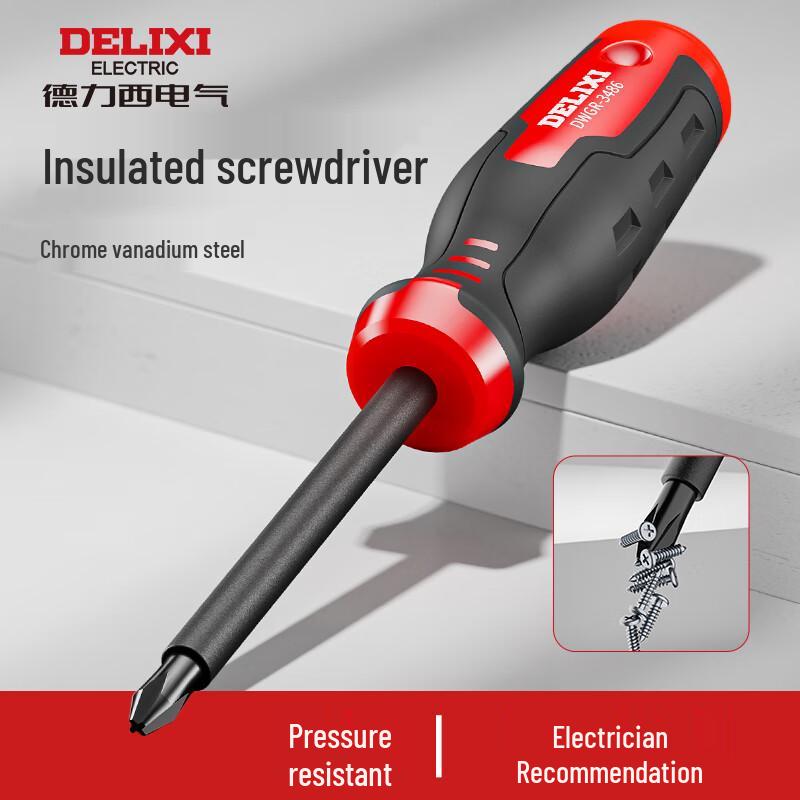 DELIXI Electrician Screwdriver 4-Piece Set
