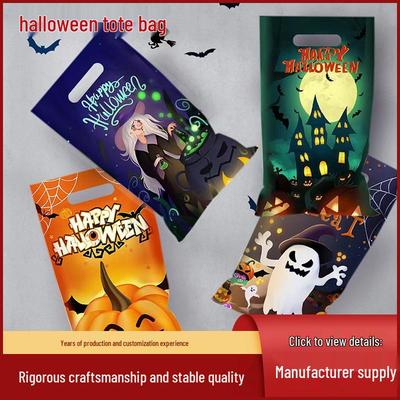 Original Halloween Tote Bag for Kids' Party Snacks and Candy Gifts