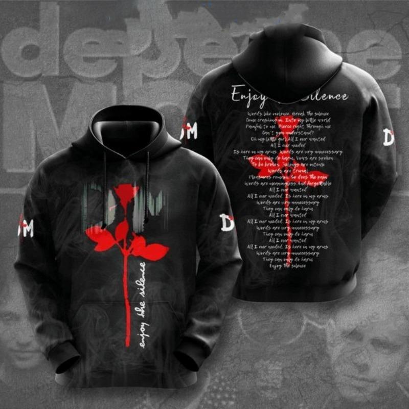 Vintage Rockové Album Mikiny S Kapucí Mikina Depeche Mode Kapela 3D Potisk Mikina Pánské Dámské Módní Ležérní Oblečení Sportovní Tepláková Souprava Nové