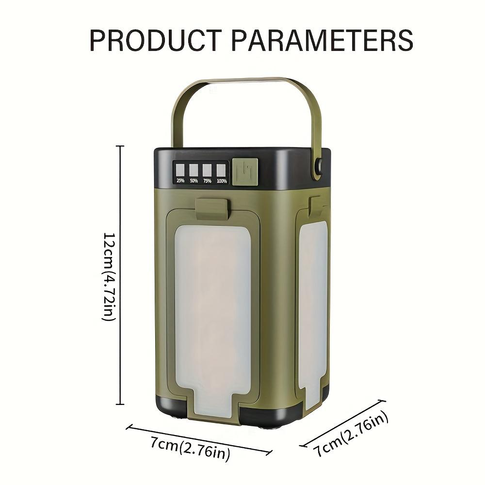 Luce portatile solare da campeggio, luce portatile da appendere per tenda, faretto pieghevole a quadrifoglio, adatto per campeggio, escursionismo, turismo, pesca, situazioni di emergenza