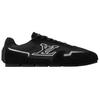 Rally Cow Leather Low Top Thin Sole Shoes, Casual Shoes Men's Black 1AHTZB