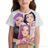 3-14Y 3D KPop Demon Hunters Kids Summer Tee Boys Clothes Girls Casual Wear