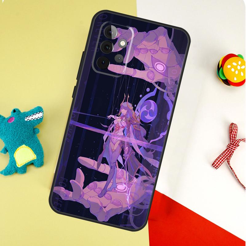 Baal Genshin Impact Game For Samsung Galaxy A54 A34 A14 A55 A35 A15 A53 A33 A13 A05 A06 A16 A22 A32 A52 Phone Case