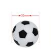 Schwarz-Weiß Tischspielbälle 32mm Fußbälle Langlebiger Mini Tischfußball Ersatz