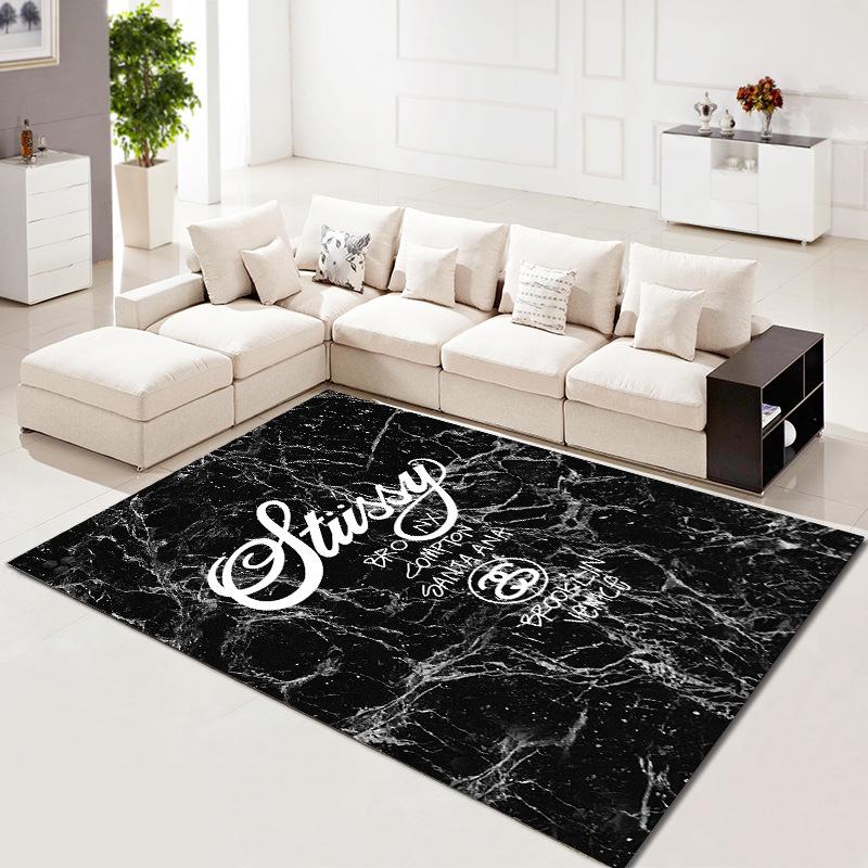 Geometrischer Schlafzimmerraum Vollteppich Schmutzabweisend Büro Couchtisch Teppich Zuhause Wohnzimmer Teppich