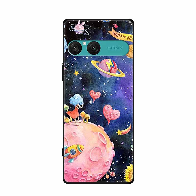 For Sony Xperia 10 VII Case Silicone Planet Cool Animal TPU Soft Back Cover for Sony Xperia10 VII Phone Cases XQ-FE54 XQZ-CBFE