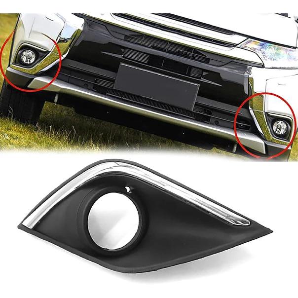 Fog Light Cover Letf Right Front Bumper Fog Light Cover Fit for Mitsubishi Outlander 2016 2017 2018 2019 2020 2021 Car Accessories Fog Lamp Shell