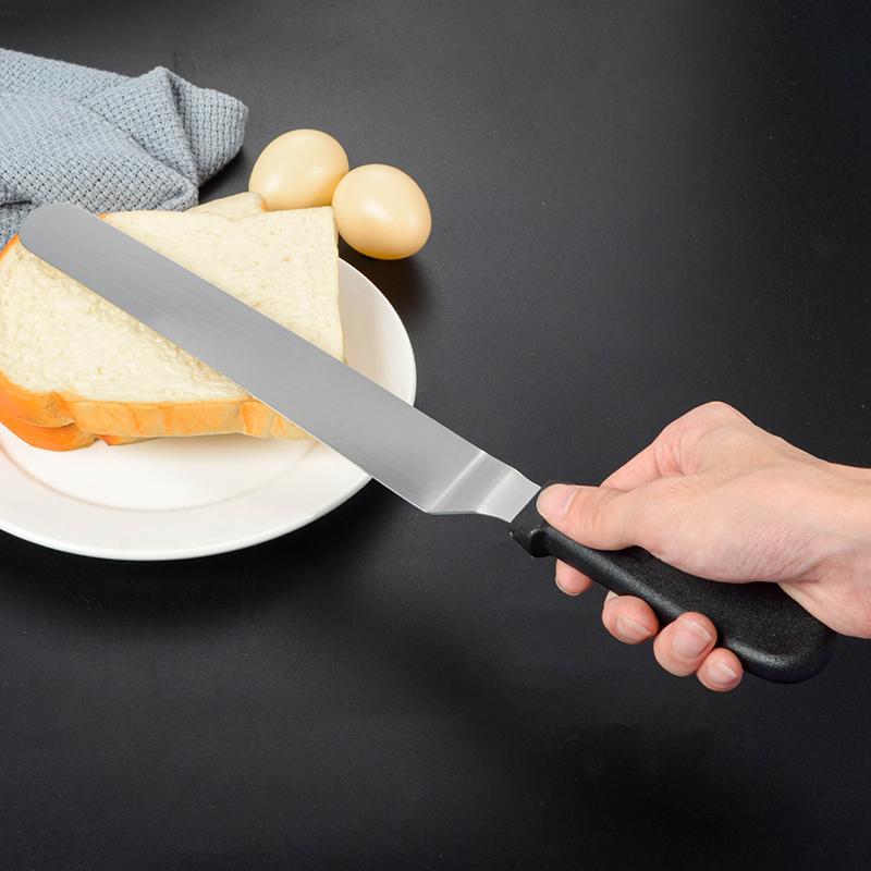 Stainless Steel Cream Spatula Baking Tools 6/8/10/12 "Cake Decorating Spatula Spread Flat Baking Pastry Tools Kitchen Supplies