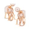 Dior Metal Earrings Women's Rose Gold E1411TRICYD12P