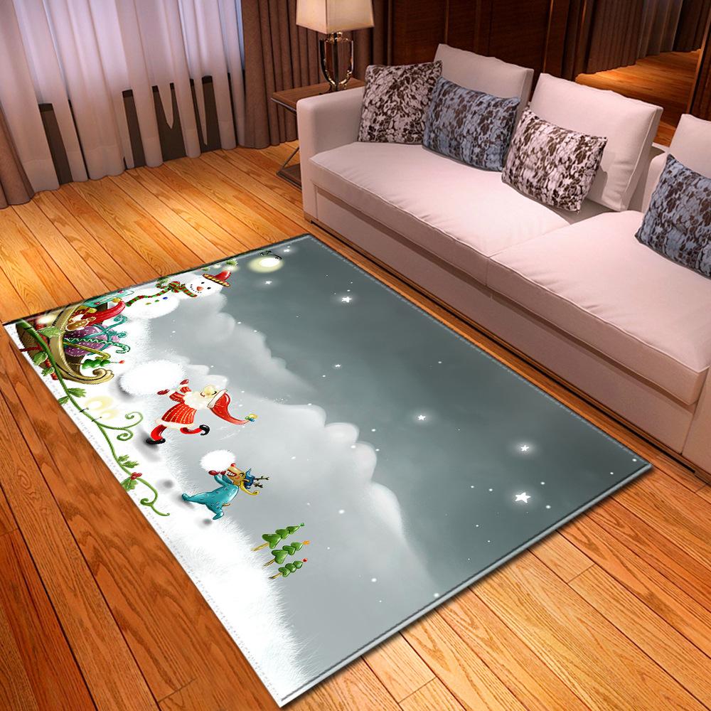Christmas Living Room Floor Mat Bedroom Dining Room Carpet Carpet Doormat