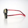 Bunny Walk Golf Sunglasses Matte GREEN FOCUS [BUNNY WALK] BW-030 BW-0301G Black/Red