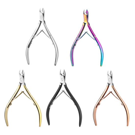 Stainless Steel Cuticle Trimmer Sharp Eagle Beak Nail Clippers for Precise Dead Skin & Hangnail Removal Manicure Pedicure Tool for Salon Home