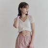 HuiT Frill DeTail T shirT hTwTs3j21T