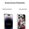 Game Street Fighter Classic Japan Poster Phone Case for iPhone 16 15 14 13 12 11 Pro Max Sheepskin Silver-edged Protective Case