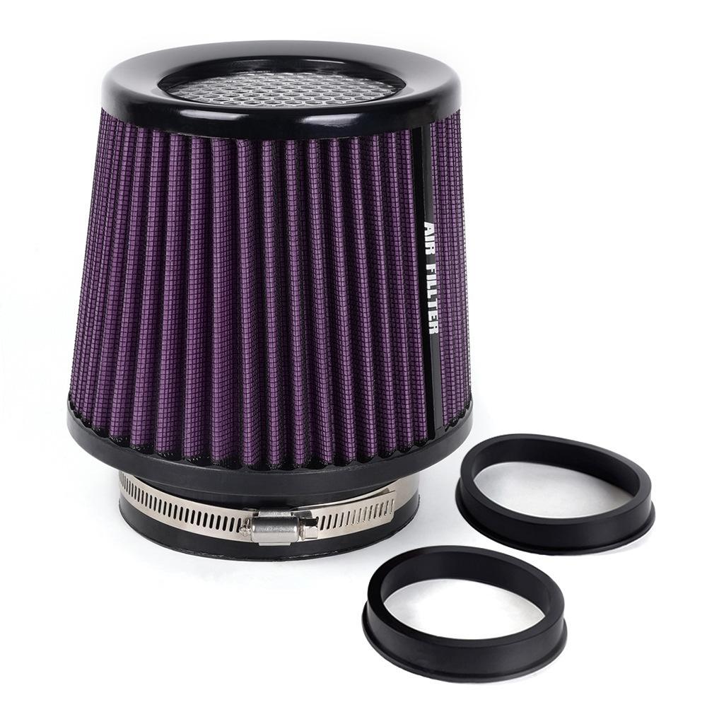 1PC Universal Durable Conical High Flow Air Filter 3 3.5 4 inch 76 89 102 mm Cold Air Intake for Race Car Modified Vehicle