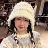 Ear Protection Bucket Hat Warm Earmuff Knitted Hat Fashion Lei Feng Cap  for Women
