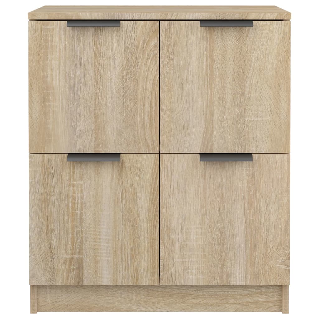Sideboards 2 pcs Sonoma Oak 60 x 30 x 70 cm engineered wood