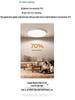 NVC/Rays Modern Minimalist LED Ceiling Light for Bedroom, Kitchen, Balcony, or Corridor