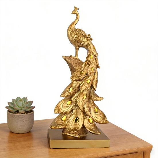 Ornament Resin Sculpture Decorative Figurine Garden Decor Home Office Artistic Tabletop Accent