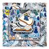 50 Cartoon Tauben Graffiti Aufkleber: Wasserdicht, Tierdesign, DIY für Kinder, Skateboards und Koffer