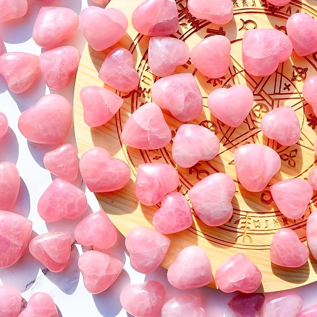 ELEGANTE HERZDEKORATION AUS ROSENSTEINEN – Perfekte Heimdekoration und einzigartiges Geschenk zum Schulabschluss, Muttertag, Valentinstag und vielen anderen Anlässen!