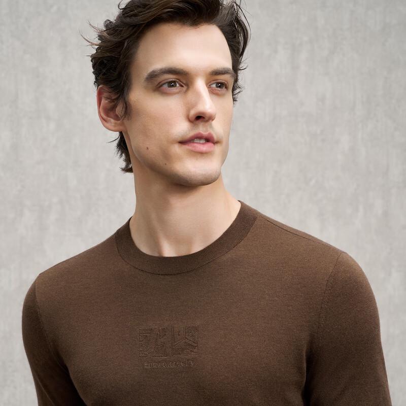 

EMZ Men s Wool Blend Round Neck Sweater 2XL