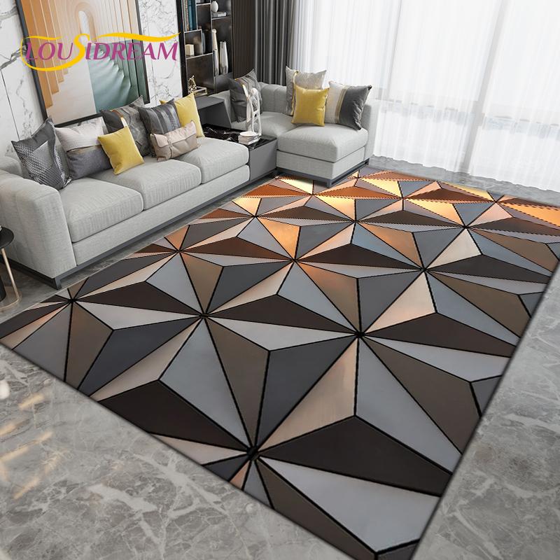 

Килимок із сучасним геометричним малюнком, великий, килимок для вітальні, спальні, кухні, ванної кімнати, придверний килимок, нековзні килимки 230x160cm