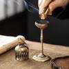 Incense Holder Metal Censer Cone Mini Coal Burner Home Decoration Portable Censer Tea House Backflow Incense Burner Base