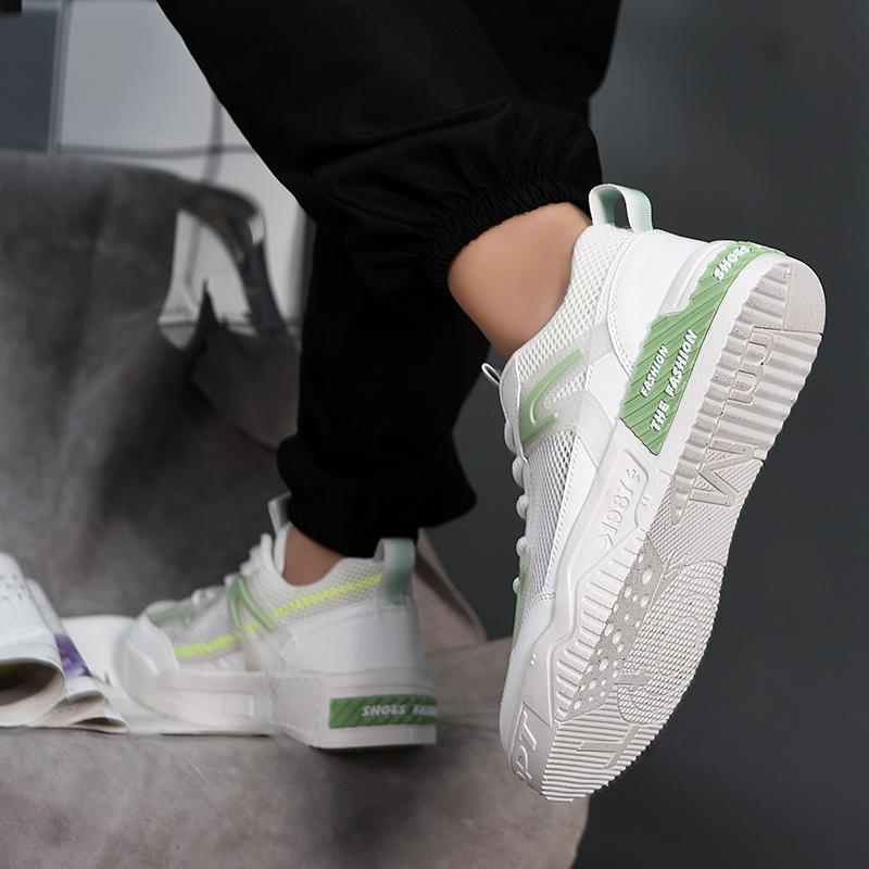 Fashion Vulcanized Sneakers Men Mesh Breathable Canvas Shoes For Men Summer Casual Shoes Sneakers Male British Style Sneakers