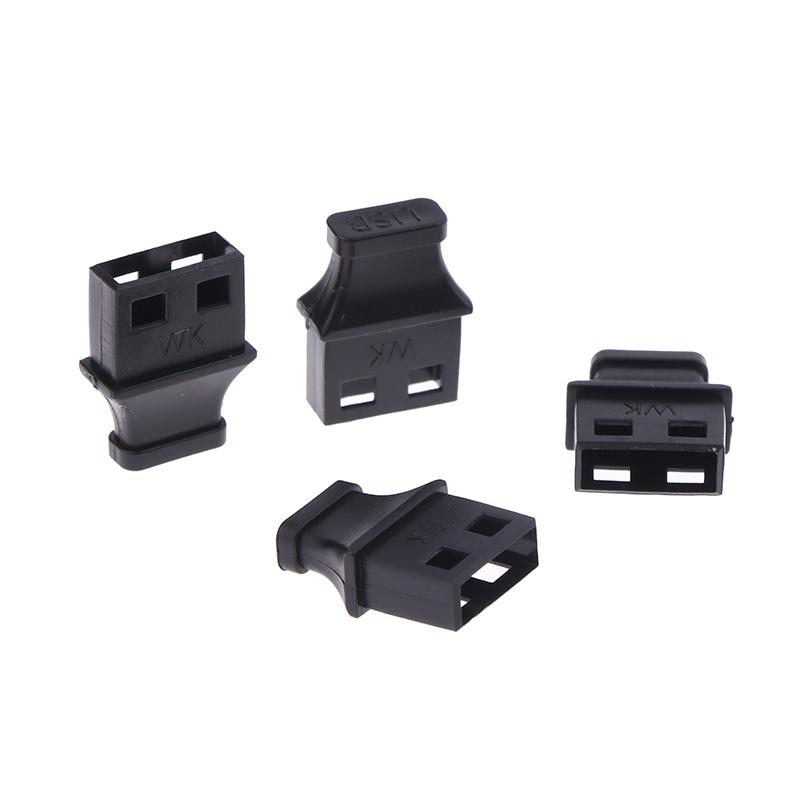 5/10Pcs Type-A Usb Port Plug With Handle Anti-Dust Cover For Laptop Computer Socket Cap Unused Interface Anti-Dust Plug