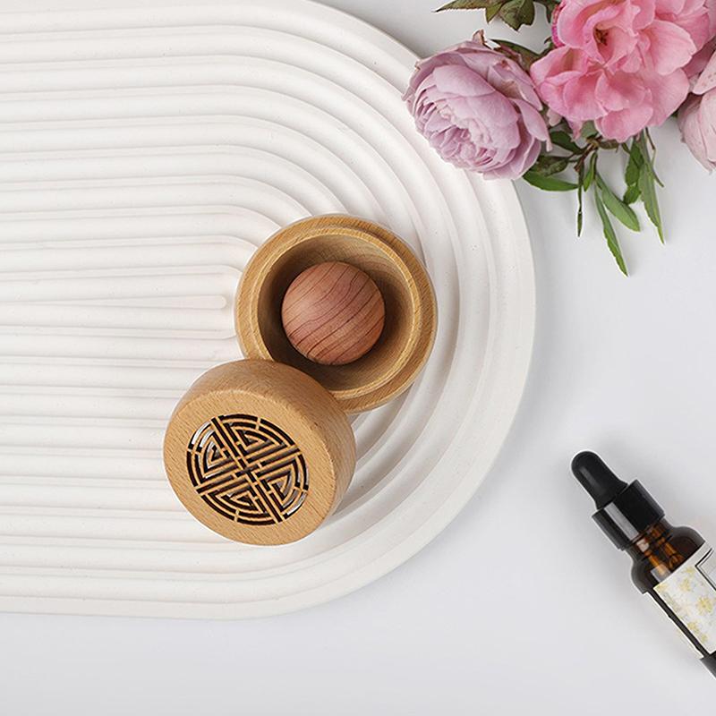 Ancient Portable No Perfume Diy Fragrance Wooden Box Aroma Diffuser Decorations Items Living Room Bedroom Car Home Accessories