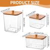 Laundry Storage Containers Washing Powder Storage Laundry Room Organizer Laundry Jars with Lids Labels Scoops Dryer Sheet Holder