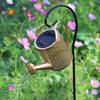 Solar Watering Can Lamp IP44 Waterproof Outdoor Garden Yard Pathway Patio Lawn Hollowed Water Can Lantern String Light