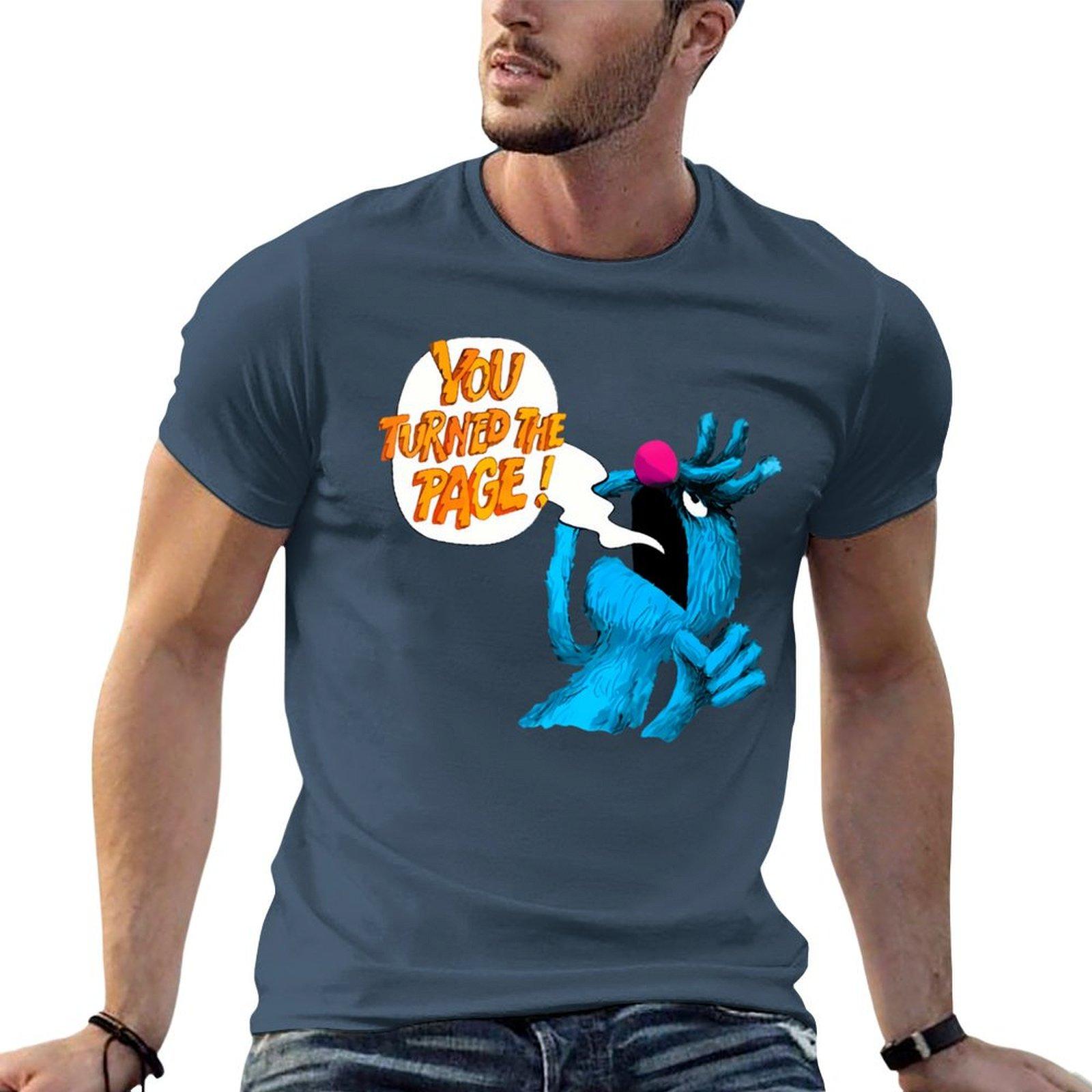 Puppet Monster You Turned The Page Classic Tshirt Unisex T Shirt Cotton Unisexs Graphic T Shirts T Shirts For Unisex Slim Fit Tshirt S