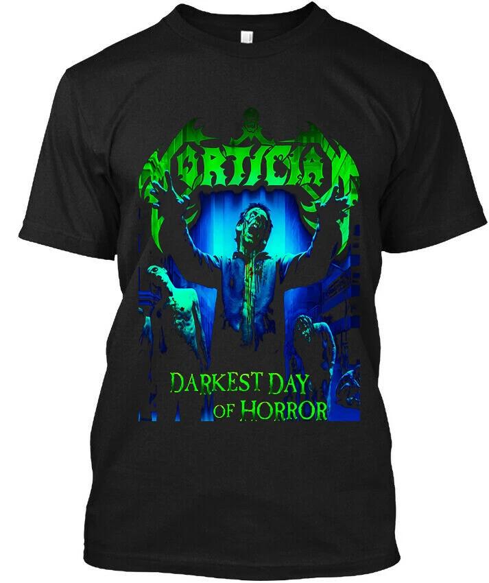 Limited NWT! Mortician Darkest Day of Horror American Deathgrind T-Shirt S-5XL XXXXL