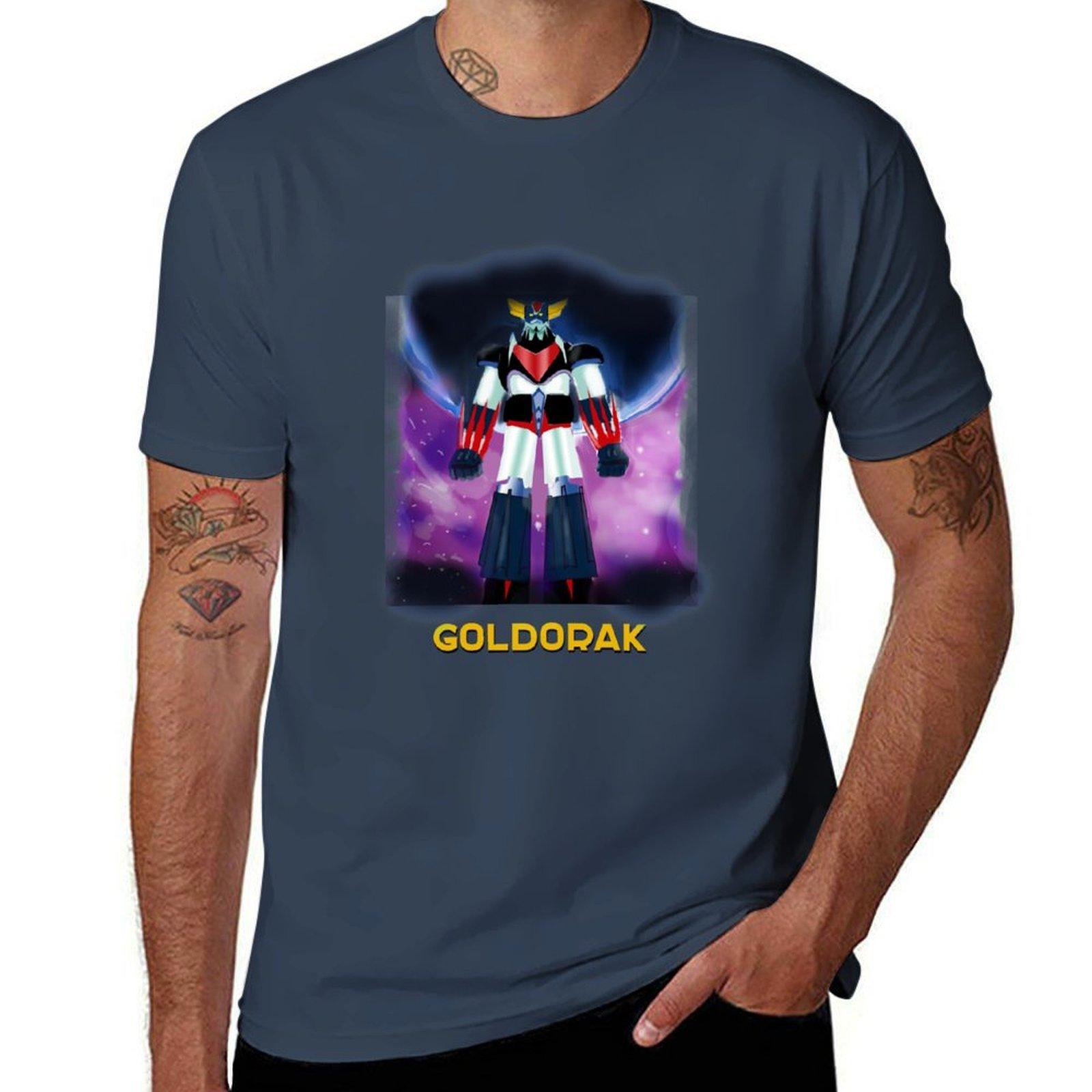 Goldorak TShirt Plus Size Loose Short Sleeve Top S