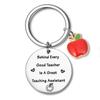 Thank You Teacher Thanks Key Chain Jewelry Thanks Gift Keyring Teacher Keychain  Graduation Gift