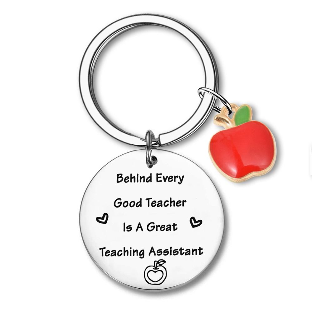Thank You Teacher Thanks Key Chain Jewelry Thanks Gift Keyring Teacher Keychain  Graduation Gift