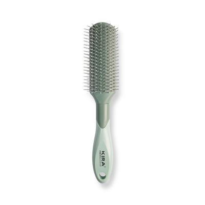 KIRA Professional Hair Brush Ventilated Detangling Brush with Soft Bristles for Smooth & Frizz-free Hair Ideals for Wet & Dry Hair Styling Ergono