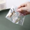20 uds., Bolsa de joyería de PVC transparente, Bolsa de almacenamiento con cremallera para joyería, Anillo, Pendiente, Collar, Bolsa de embalaje antioxidación