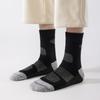 Men's Merino Wool Mid-Calf Socks - Fleece-Lined, Extra Thick, Terry Warm, Over-the-Knee for Autumn & Winter.