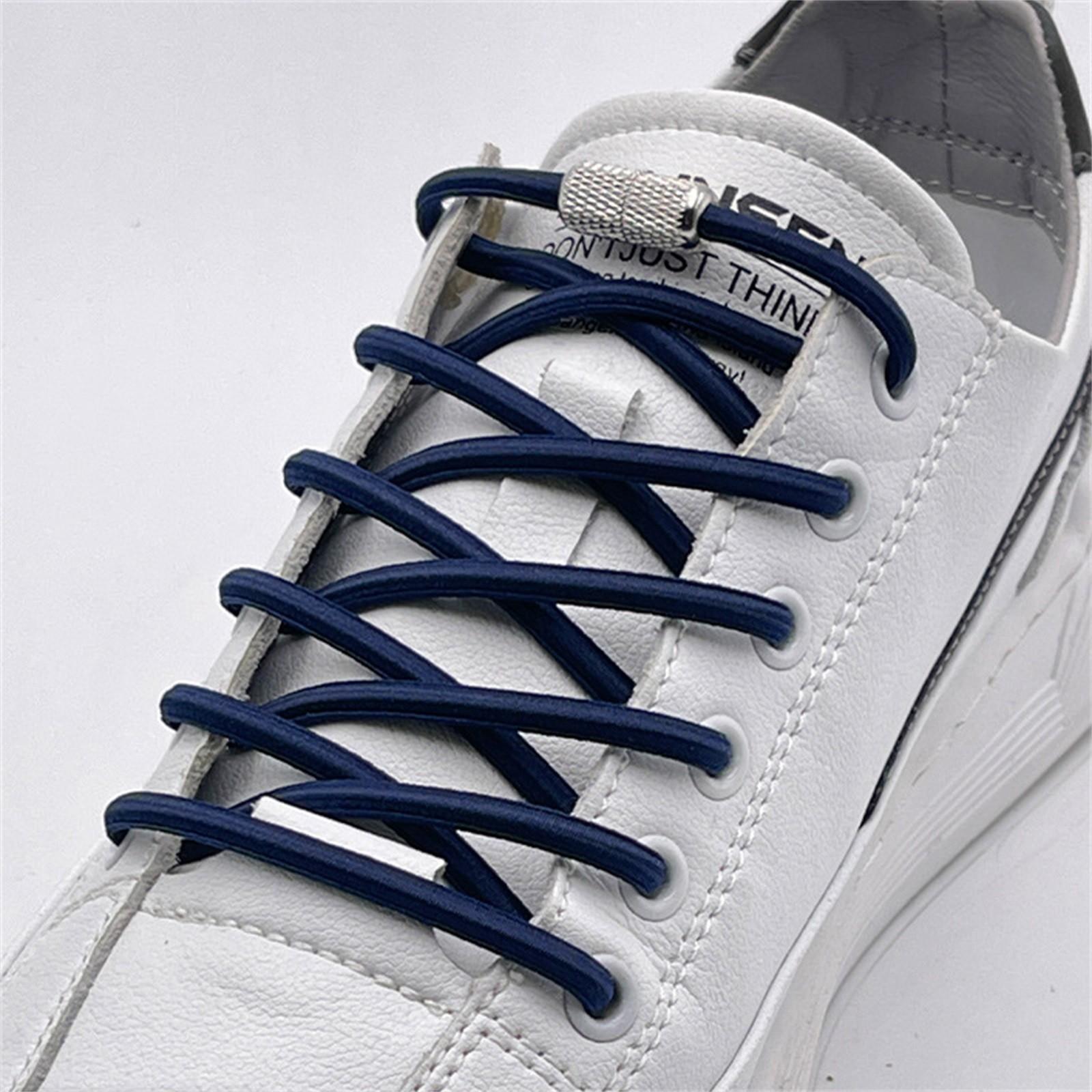 

Пряжки для шнурков No-Tie Lazy – легкое и регулируемое крепление One Size тёмно-синий