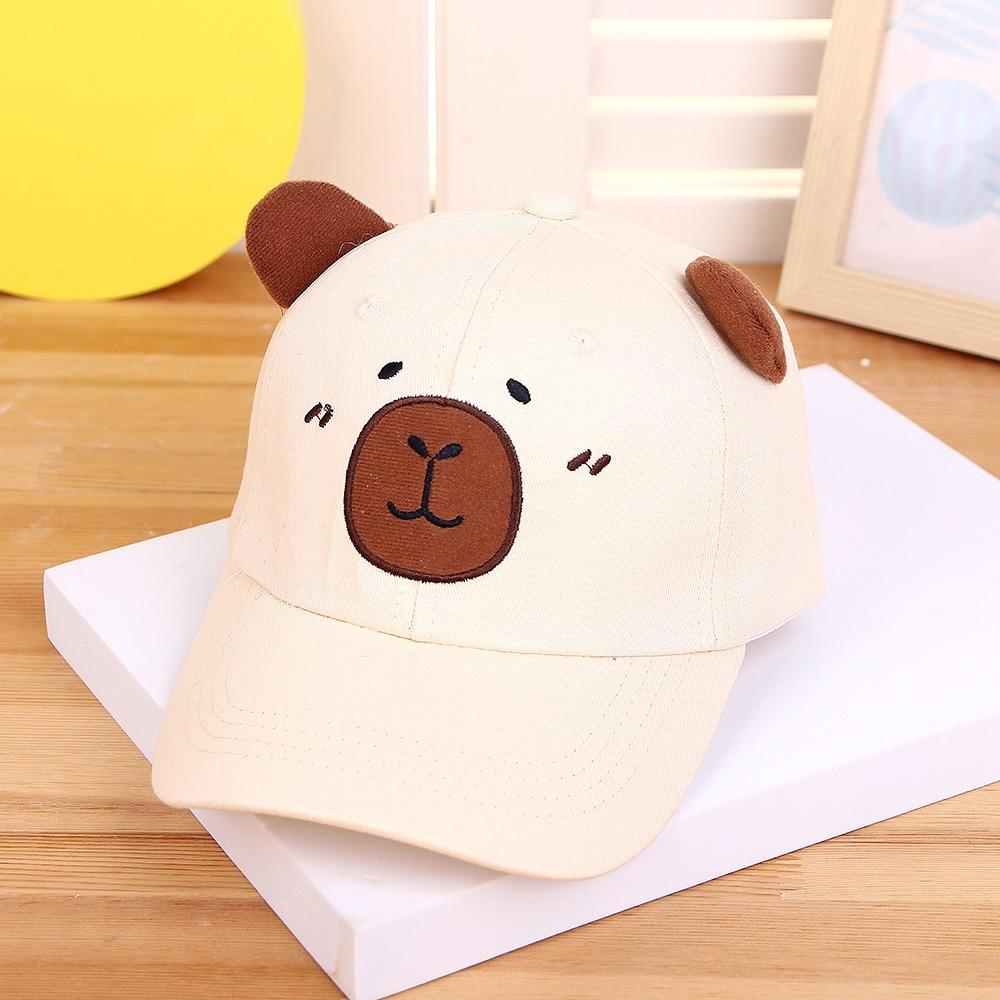 Dünne Kinder Baseballkappe Atmungsaktive Baby Sonnenkappe Trendige Capybara Schirmmütze Sommer