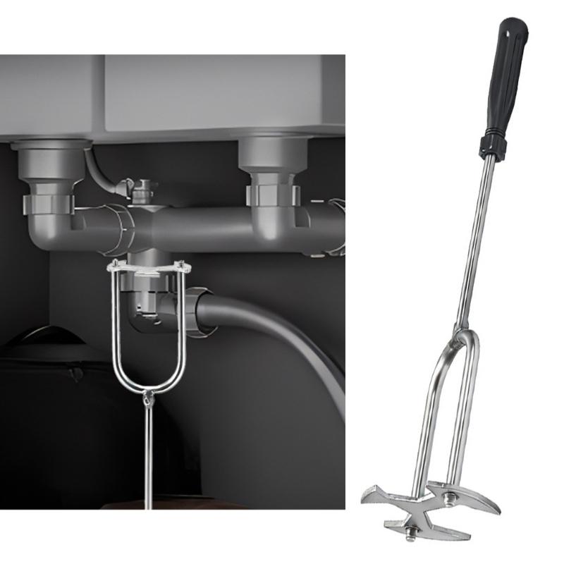 Stainless Steel Sink Wrench For Faucet Hose Installation And Removal With Ergonomic Handle Multifunctional Faucet Wrench
