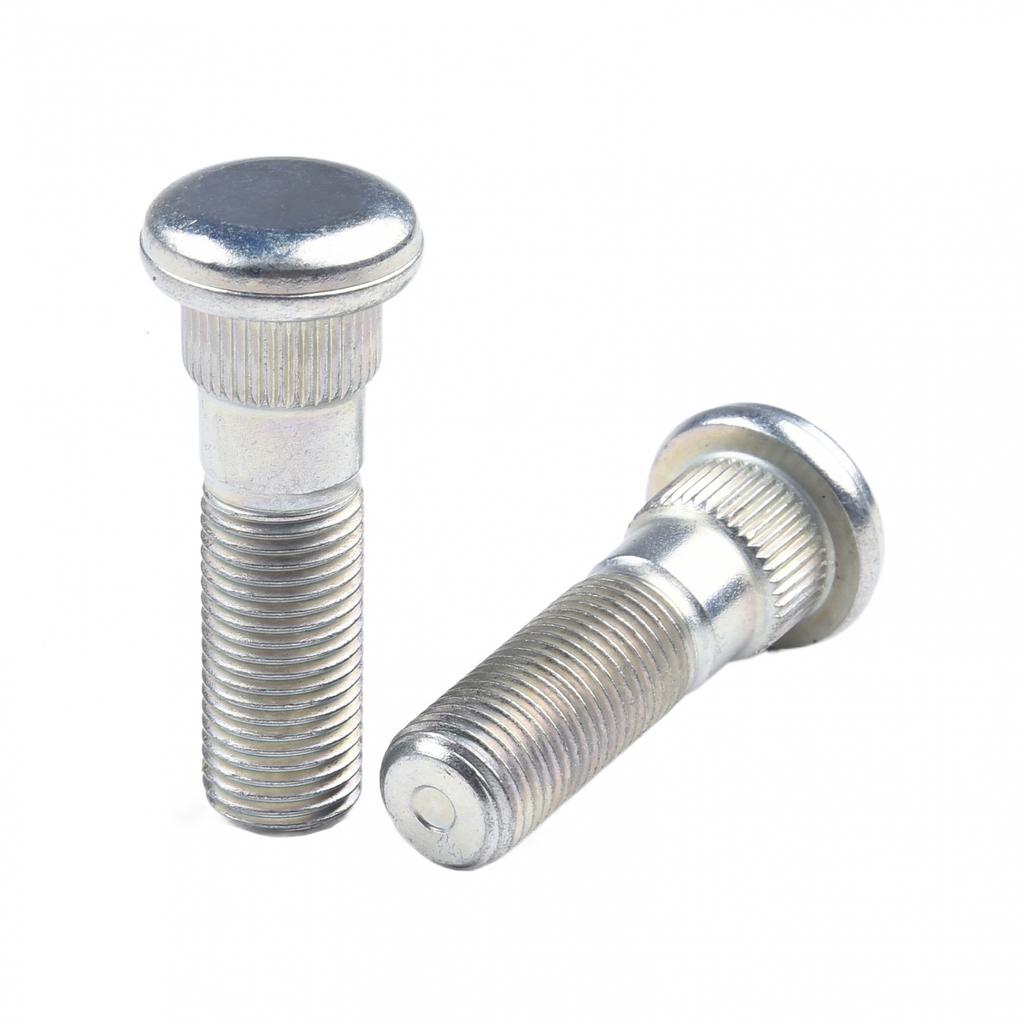 Wheel Hub Bolt Stud & Nut Set for Impreza 2005 2019 Silver Steel Material